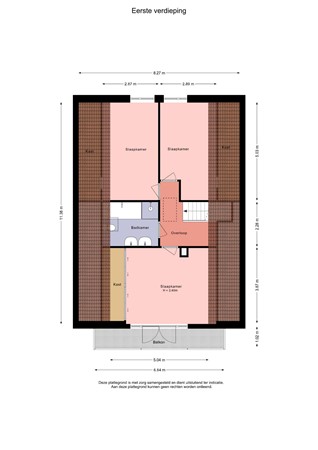 Floorplan - Oldambt 24, 8302 JG Emmeloord